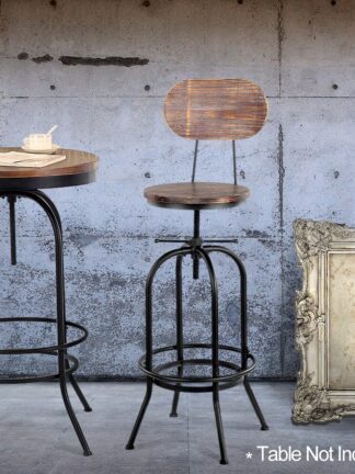 iKayaa Bar Chair Furniture Industrial Bar Stool