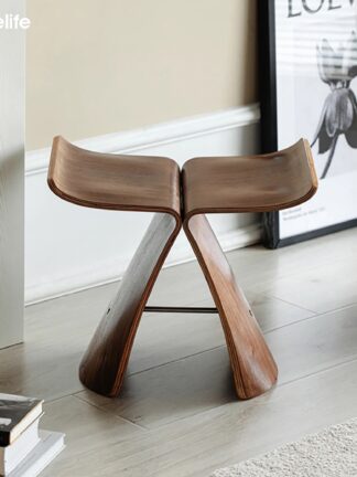 Nordic Danish Creative Design Chair Butterfly Chair Stool Side Table