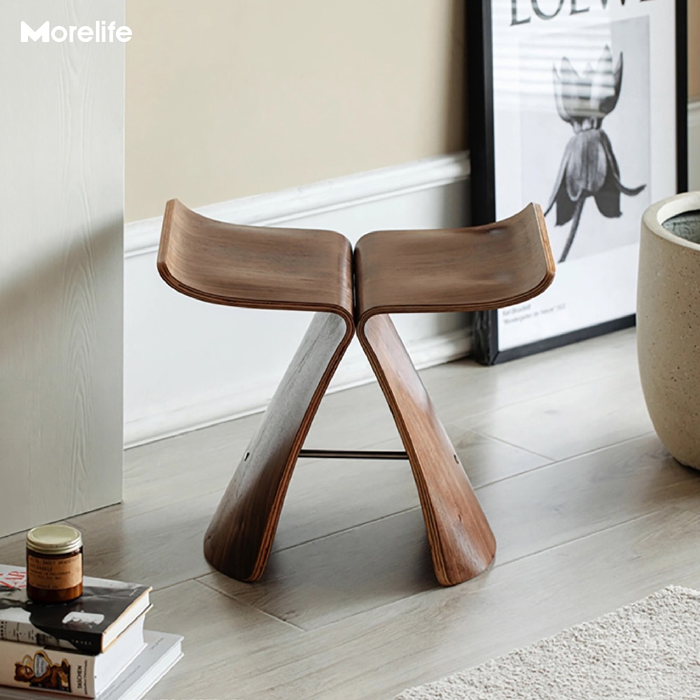 Nordic Danish Creative Design Chair Butterfly Chair Stool Side Table